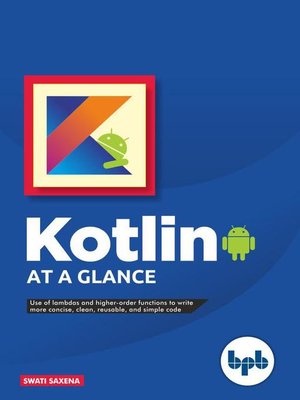 cover image of Kotlin at a Glance